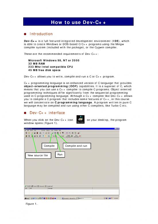 picture_Programming Techniques Pdf 189934 | How To Use Dev C