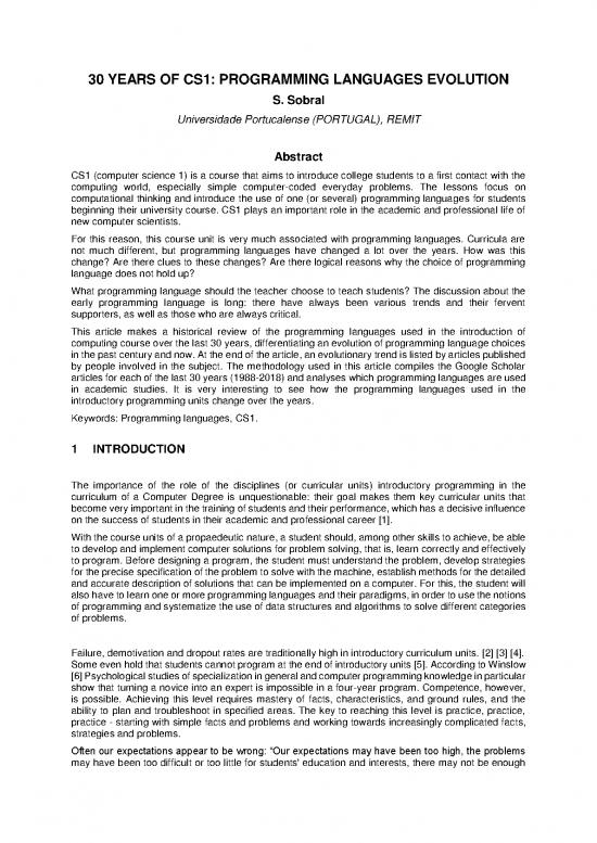 picture Evolution Of Programming Languages Pdf 189729 | Iceri2019 B