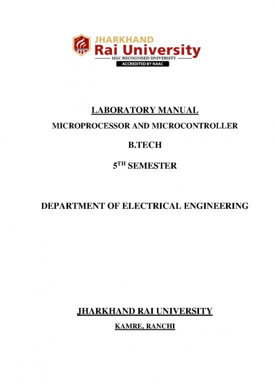 picture_Experiment Pdf 189392 | Lab Manual Microprocessor & Microcontroller Tech Eee 5th