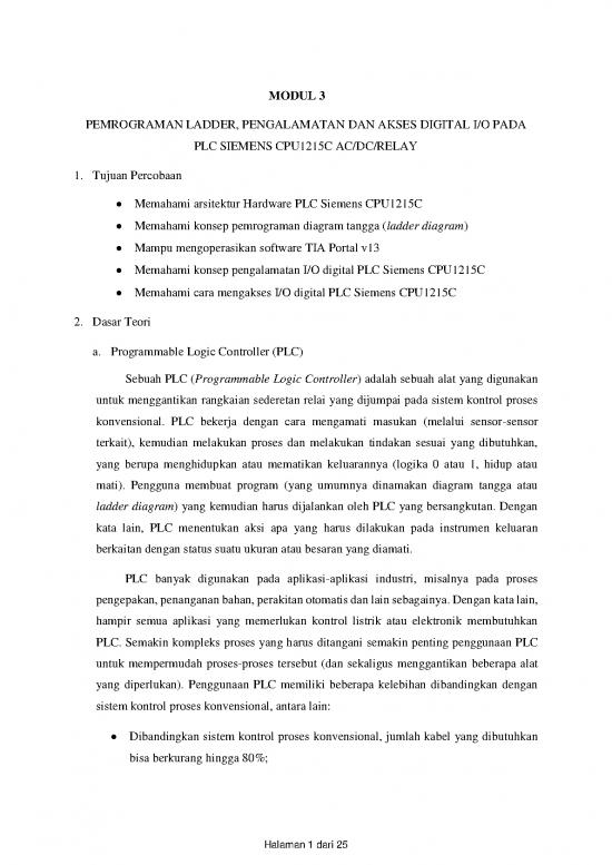 picture_Controller Pdf 189736 | Modul 3   Ladder, Plc Address Digital Io
