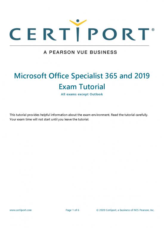 picture1_Tutorial Pdf 189017 | Mos 365and2019 Tutorial