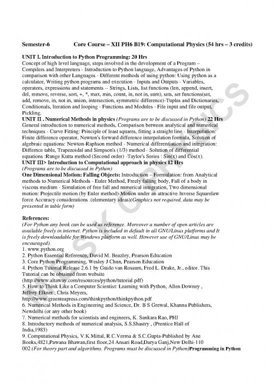 picture Computational Physics With Python Pdf 190422 | Notes Python Notes To Send