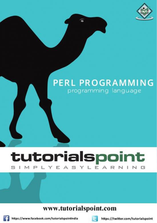 picture Perl Pdf 188555 | Perl Tutorial