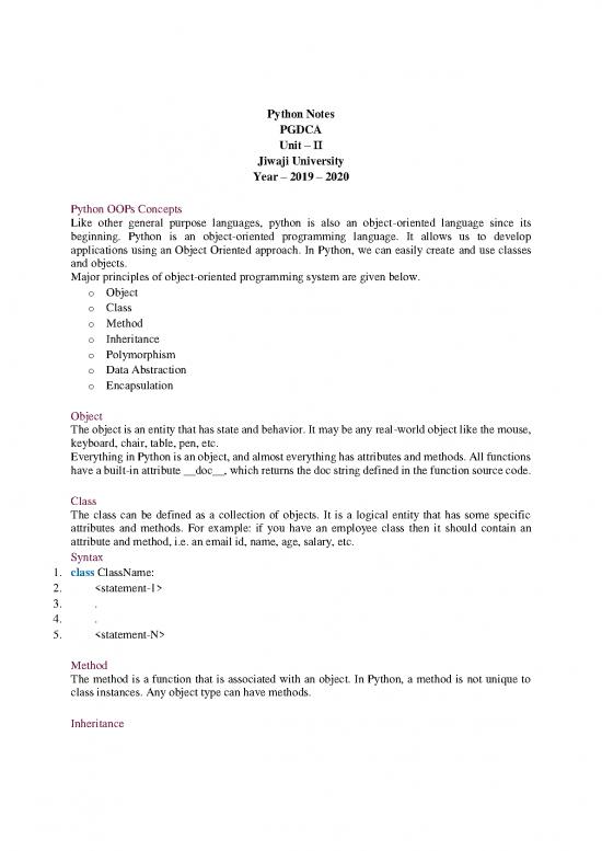 picture Python Programming Notes Pdf 188223 | Pgdca Python Notes Unit   2