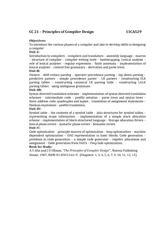 picture Principles Of Compiler Design Pdf 188349 | Principles Of Compiler Design