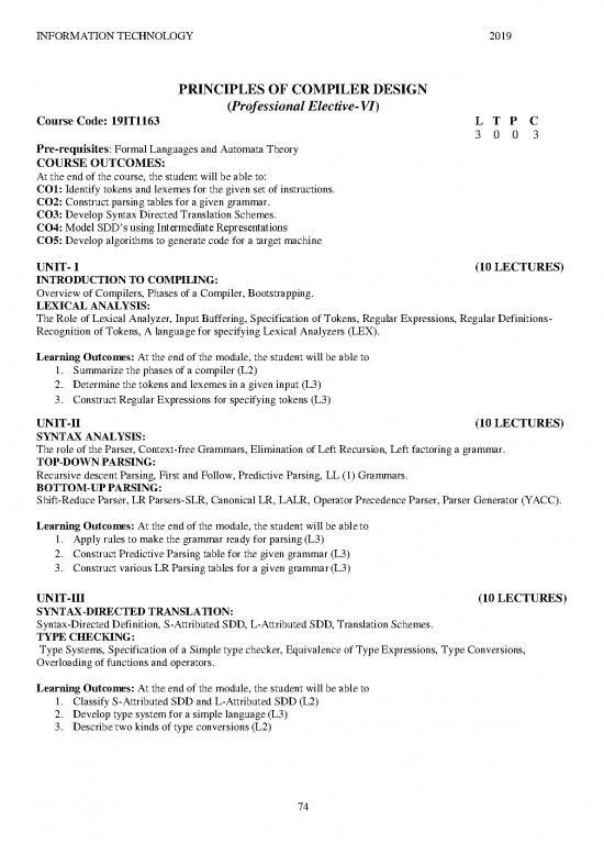 picture Principles Of Compiler Design Pdf 188122 | Principles Of Compiler Design It