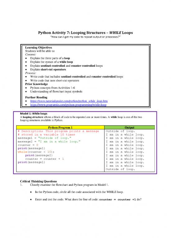 picture_Programming Concepts Pdf 188738 | Py 07 While Loops