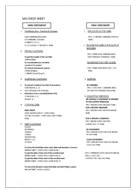 picture_Measure Pdf Online 189372 | Sas Cheat Sheet