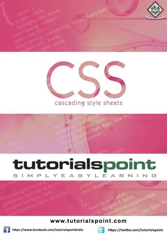 picture1_Html Tutorial Pdf 189484 | Tutorialspoint Css
