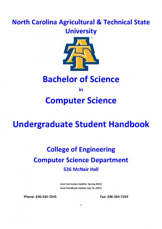 picture Computer Science Curriculum Pdf 188333 | Ug Handbook