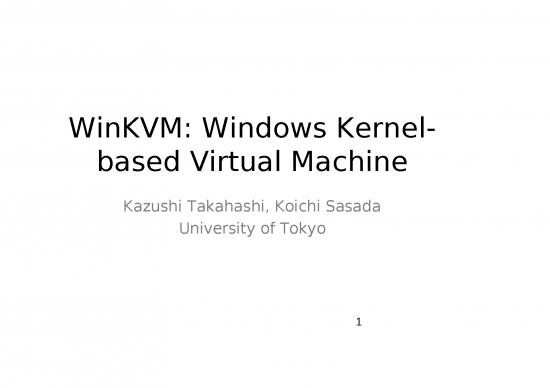 picture Windows Kernel Programming Pdf 188270 | Winkvm Kvmforum2010