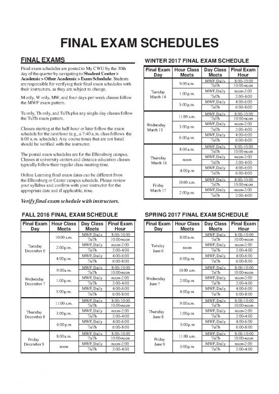 picture_Academic Pdf 192944 | 2016 2017 Final Exam Schedule