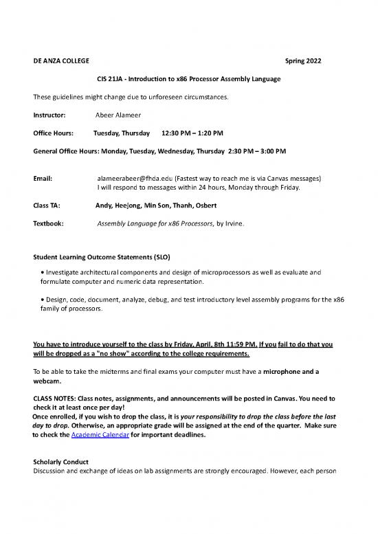 picture_Assembly Language For X86 Processors 8th Pdf 192265 | Alameer Cis 21ja 63z Spring2022