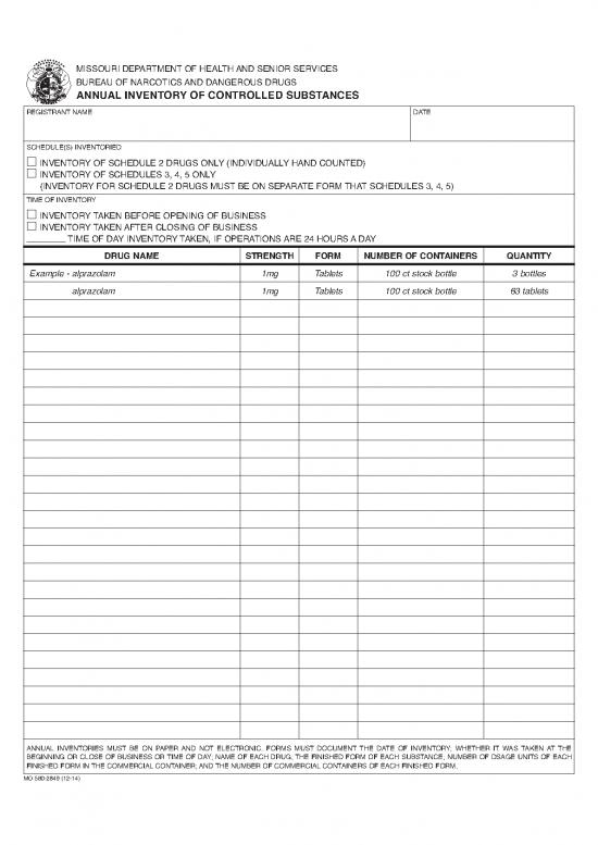 picture Printable Inventory Form 192748 | Annualinventoryform