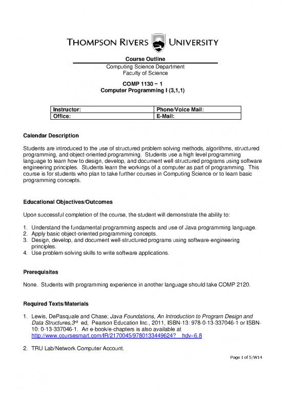 picture Software Engineering Course Pdf 191677 | Comp 113035216