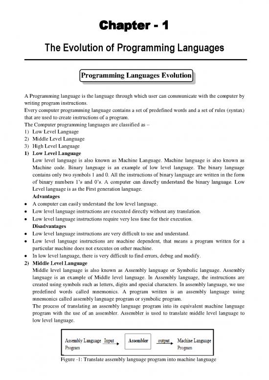 picture_Evolution Of Programming Languages Pdf 191246 | Evoluation Of Programming Languages Dr Jivtode