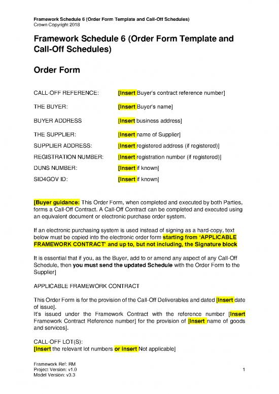 picture_Contract Sample Pdf 192916 | Framework Schedule 6   Order Form Template And Call Off Schedules 3