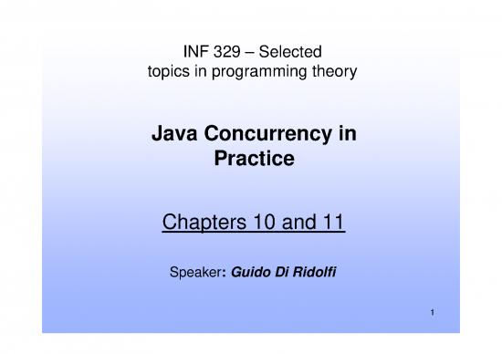 picture Java Concurrency In Practice Pdf 191153 | Jc Ch10 11 Di Ridolfi Guido