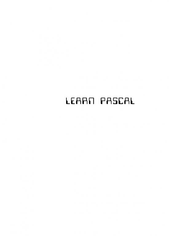 picture Hello World Pdf 191463 | Learn Pascal