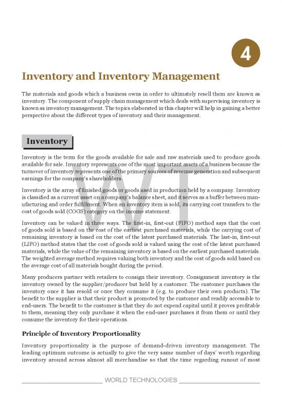 picture Inventory Management Pdf 192850 | Logistics Management Inventory