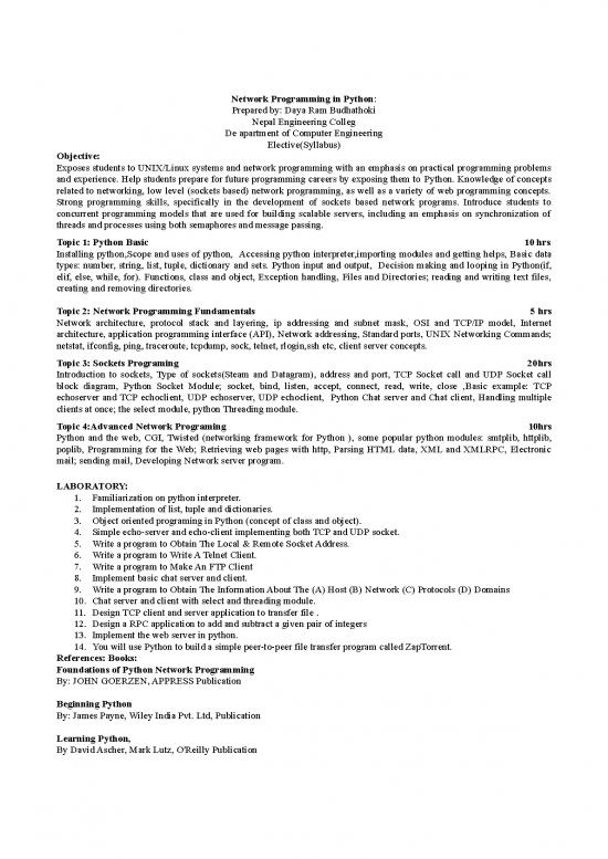 picture Basic Programming Concepts Pdf 192302 | Network Programming Syllabus