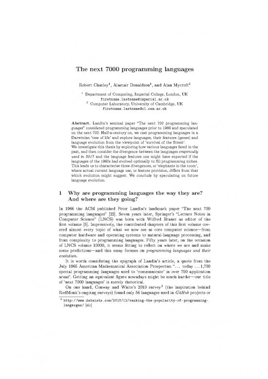 picture Evolution Of Programming Languages Pdf 190957 | Next7000