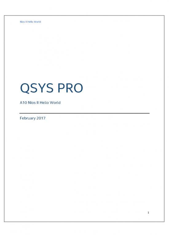 picture_Hello World Pdf 191198 | Nios Ii Hello World A10