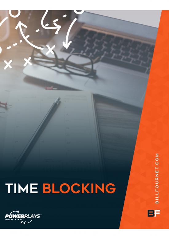 picture Work Schedule Template Pdf 192927 | Powerplay&trade; 35 Time Blocking