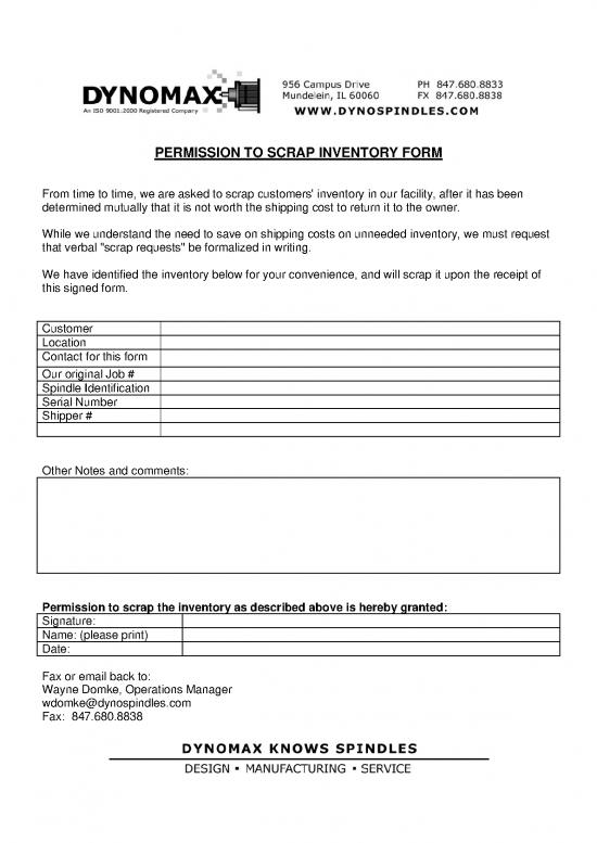 picture Printable Inventory Form 192515 | Scrap Form