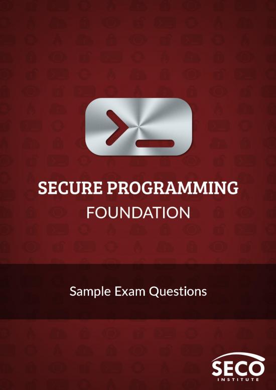 picture_Study Schedule Pdf 191571 | Secure Programming Foundation Sample Exam Questions
