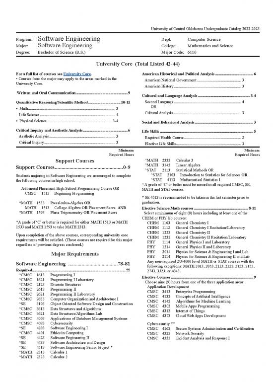 picture Software Engineering Course Pdf 190469 | Software Engineering