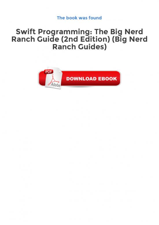 picture_Swift Programming Language Book 192523 | Swift Programming The Big Nerd Ranch Guide 2nd Edition Big Nerd Ranch Guides Ebook Gratuit