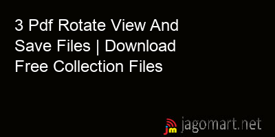 picture 3 Pdf Rotate View And Save Files | Download Free Collection Files