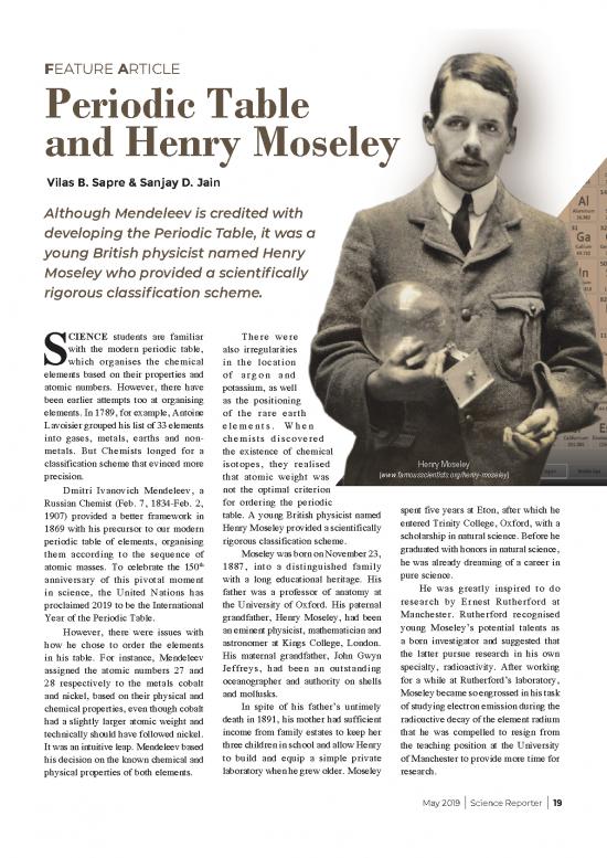 picture_Pdf Printable Periodic Table 195097 | 13 Science Reporter Article May 2019 Moseley