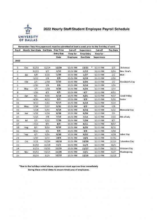 picture Work Schedule Template Pdf 193693 | 2022 Bi Weekly Payroll Schedule