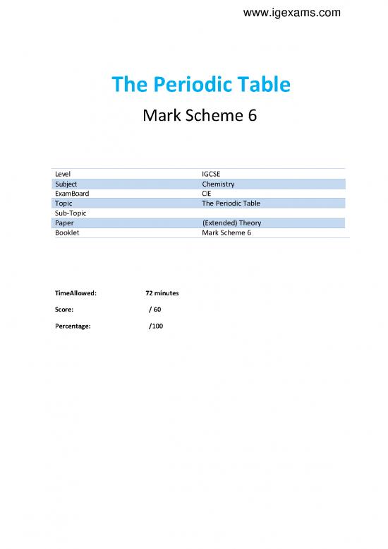 picture Pdf Printable Periodic Table 195009 | 6 The Periodic Table Ms Igcse Cie Chemistry Extended Theory Paper