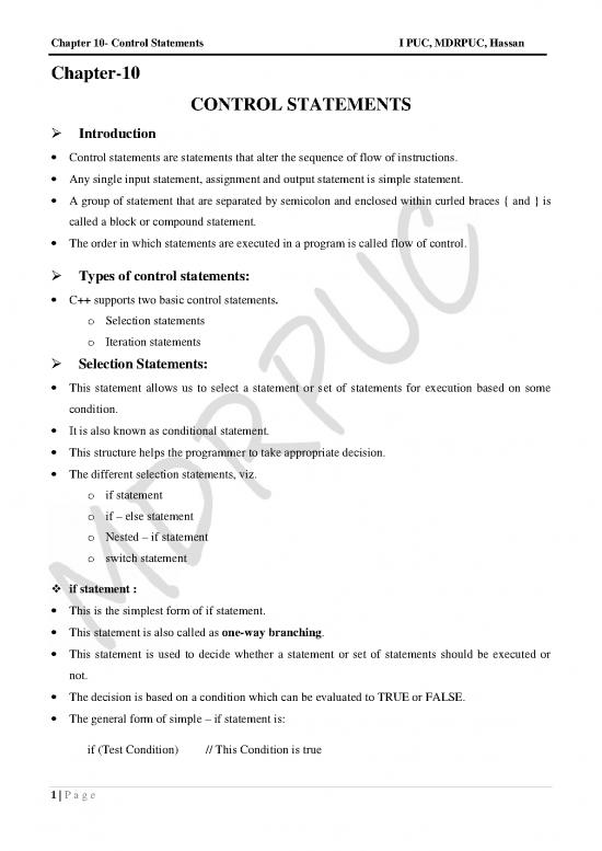 picture_Chapter 10 Control Statements1
