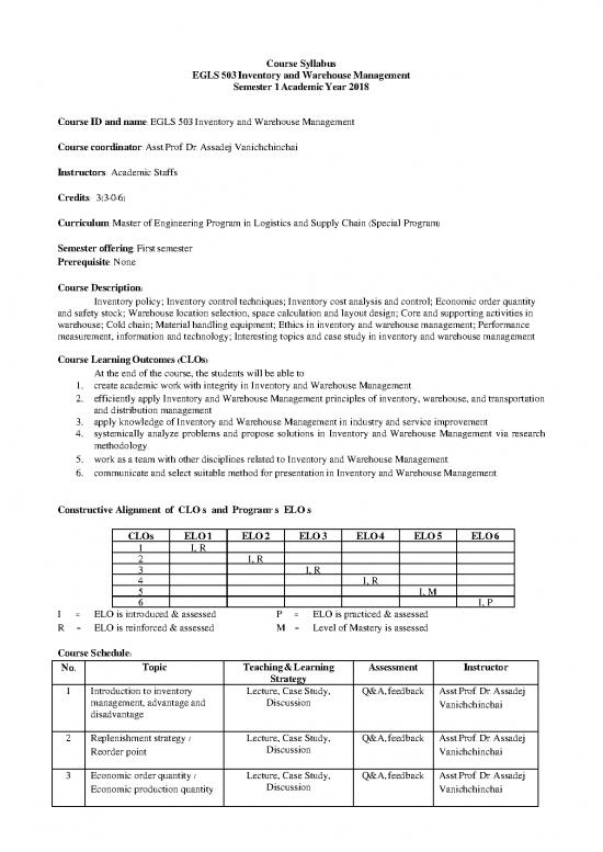 picture Inventory Management Pdf 194277 | Course Syllabus Egls503edited