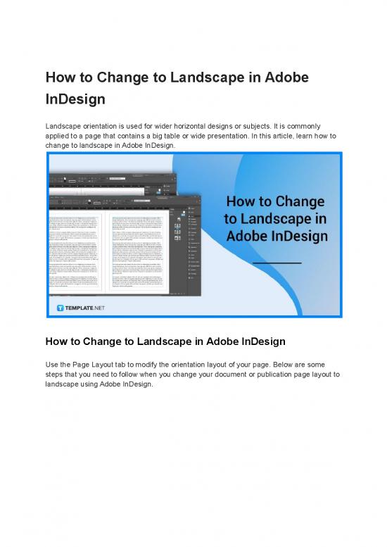 picture_Pdf Orientation 194016 | How To Change To Landscape In Adobe Indesign Pdf