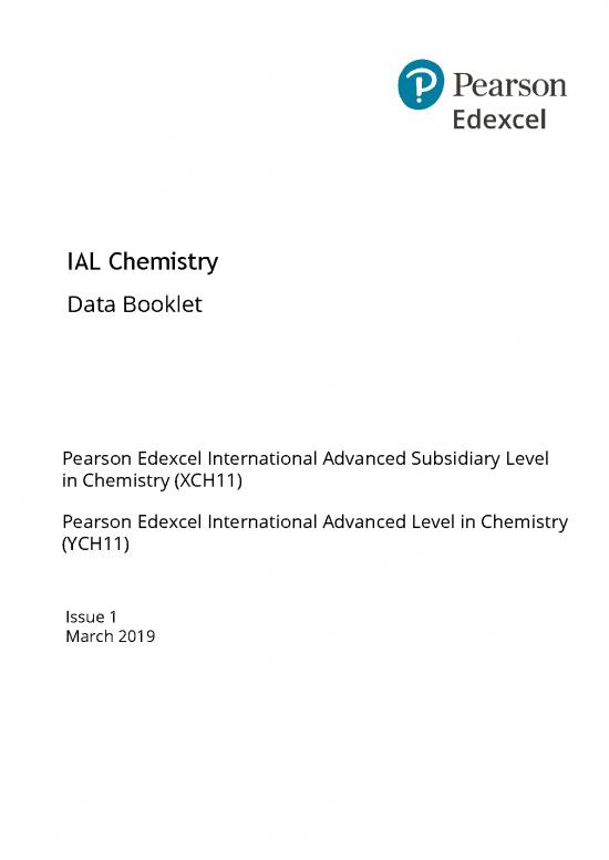 picture_Academic Pdf 194919 | Ial Chemistry 2018 Data Booklet Issue 1 March 2019
