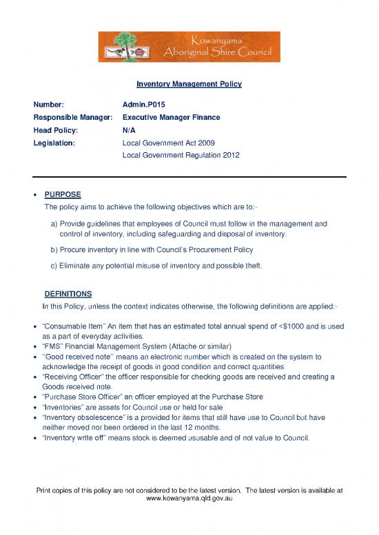 picture Inventory Management Pdf 194330 | Inventory Management Policy