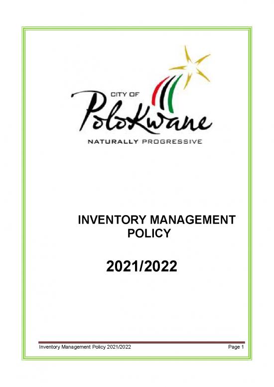 picture Inventory Management Pdf 194676 | Inventory Management Policy 2021 22