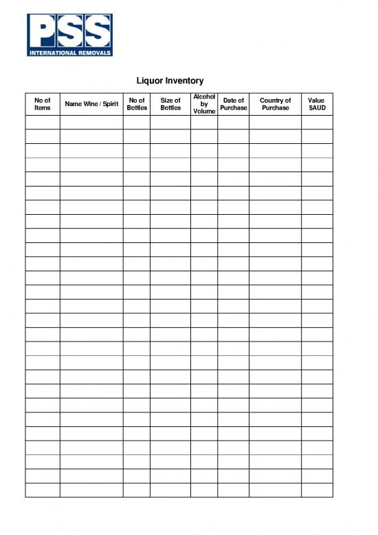 picture Inventory Pdf 194374 | Liquorinventory