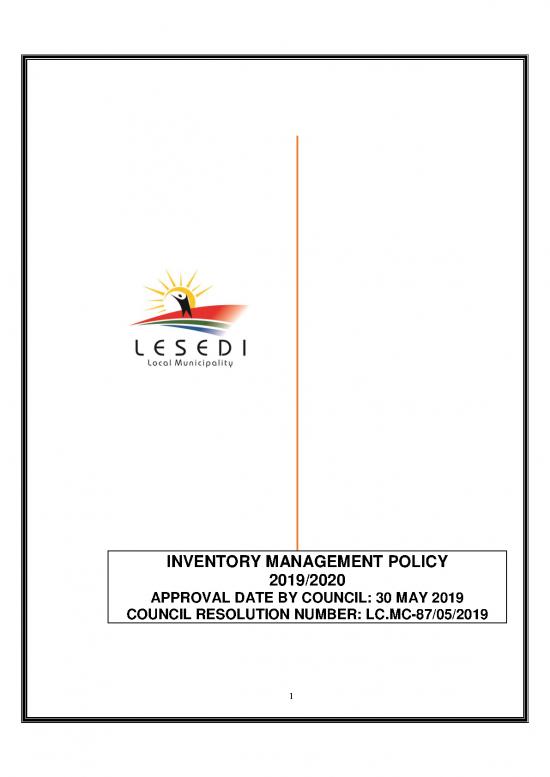 picture_Inventory Management Pdf 194332 | Llm Final Inventory Management Policy 2019 2020