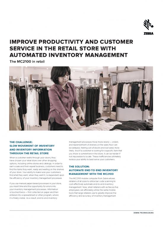 picture Inventory Management Pdf 194209 | Mc2100 Retail Application Brief