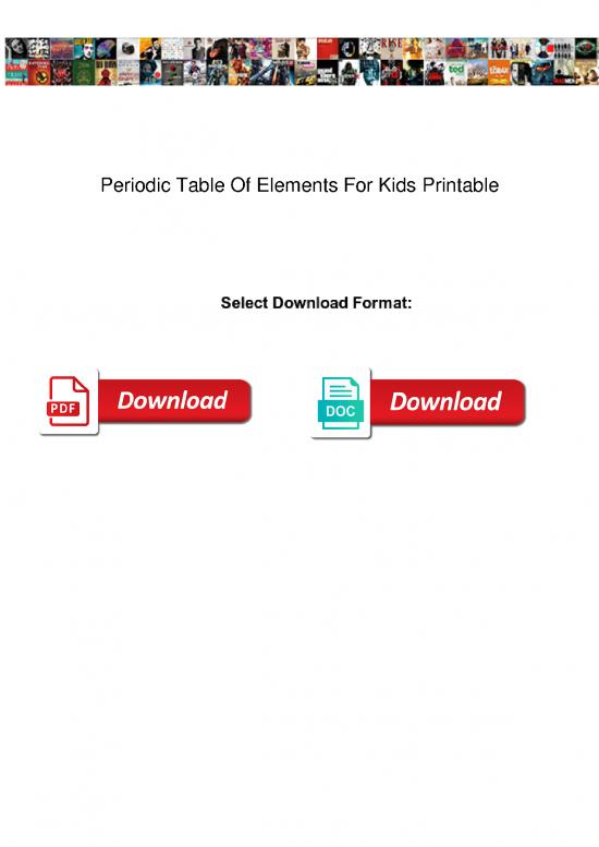 picture_Periodic Table Pdf 194989 | Periodic Table Of Elements For Kids Printable