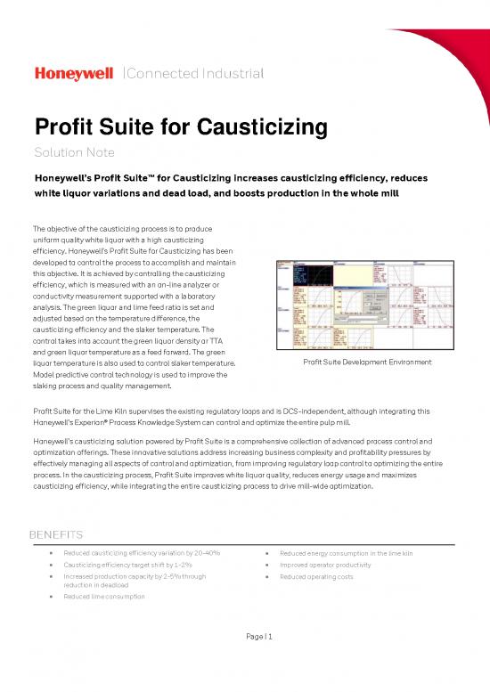 picture_Production Pdf 194187 | Pmt Hps Profit Suite Causticizing