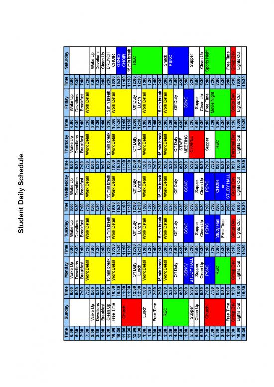picture_Sample Daily Schedule
