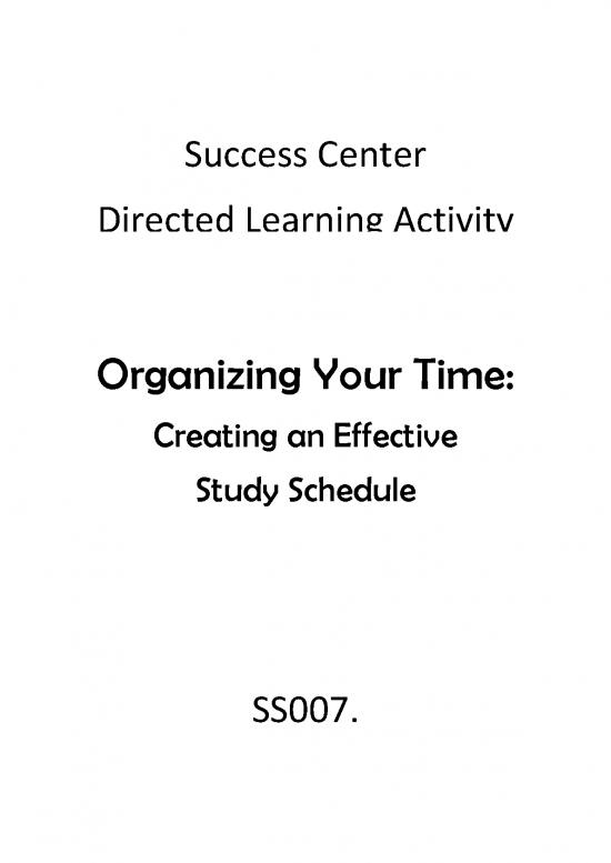 picture Work Schedule Template Pdf 193768 | Ss1organizingyourtimecreatinganeffectivestudyschedule