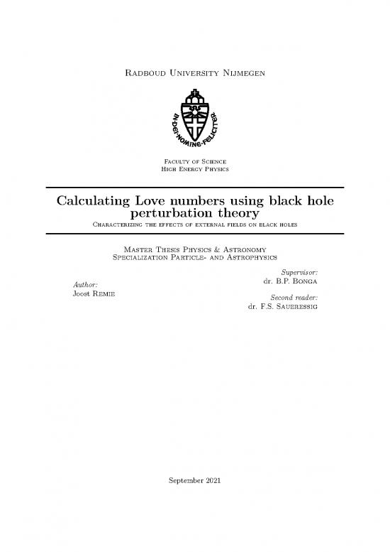 picture_Thesis Calculating Love Numbers Using Bhpt Joost Remie
